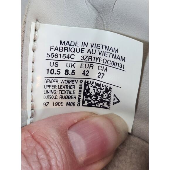 Converse shoes sz 10.5 mountian club one star chunky shoes fleece lined leather - Picture 8 of 16